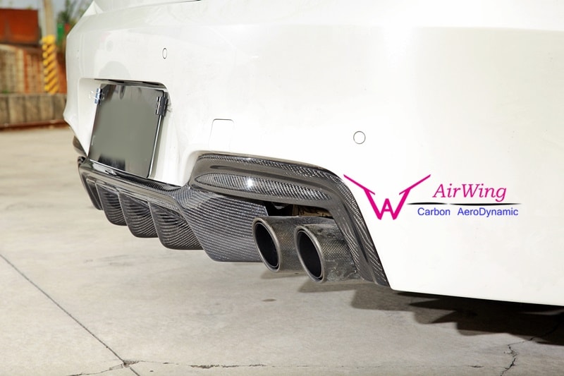 BMW F06F12F13 M6 Performance style carbon rear diffuser 04